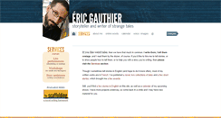 Desktop Screenshot of english.ericgauthier.net