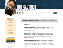 Tablet Screenshot of ericgauthier.net